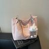 Bolso de Axila de Gran Capacidad Nueva Moda Primavera 2025 Casual Textura Simple Bolso Tote de Hombro para Mujer
