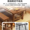 Mesa Grande de Madeira Maciça para Uso Doméstico, Sala de Estar, Mesa Longa Grande, Mesa Simples, Bancada, Mesa para Leitura e Estudo para Várias Pessoas