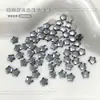 Nuevos y Modernos Rhinestones de Mono Estrella de Colores Brillantes Estrella de Cinco Puntas de Fondo Plano Decoraciones de Arte de Uñas de Vidrio K9 Venta al Por Mayor