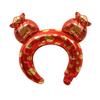 Faixa de cabeça de ano novo quente Faixa de cabeça Faixa de cabeça Yuanbao Bolsa da fortuna Festival da primavera Dia de ano novo Arranjo de festa de véspera de ano novo Balão de filme de alumínio