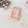 Hisocute Estilo Coreano Colección de Portatarjetas de 3 pulgadas, Almacenamiento de Fotos de Celebridades y Colgador de Exhibición con Cubierta Protectora, Múltiples Estilos Disponibles