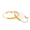 Pulsera de Abalorios de Sandía de Moda Versátil de Tamaño Ajustable, Superventas en Oriente Medio, Joyería de Mano para Novia de Dubái, Boda
