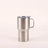 Comercio exterior taza de coche de 20 oz/30 oz acero inoxidable taza aislada de gran capacidad taza de coche portátil para exteriores con asa taza para hielo