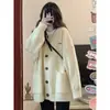 Estilo Suave e Preguiçoso Outono/Inverno 2026 Novo Casaco Solto Conjunto Estilo Coreano Suéter de Tricô Cardigã Estilo Preguiçoso Feminino