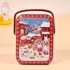 Lata portátil de folha de flandres latas de estanho latas de doces latas de doces de Ano Novo latas de doces de folha de flandres latas de doces Coelho Branco
