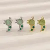 Clip para Oreja de Insecto Pequeño de Zircón Aretes de Personalidad Creativa para Mujer Aliexpress Transfronterizo Oruga Chapada en Oro Puño para Oreja