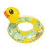 Pato transparente de celebridad de Internet para bebé, anillo de asiento grueso para bebé, anillo de natación para axilas para niños, juguete inflable transfronterizo