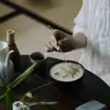 Dinastía Song traje de té matcha té té té té té té polvo camino Jianzhan té cien ópera sueño Hualu mismo juego de té tarro de té en polvo