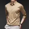 Novedad Temporada Otoño-Invierno 2024 Vestido para Padre de Suegro Feliz de Mitad de Año Vestido de Boda Camisa de Manga Larga para Hombre