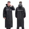 Corta-vento Outdoor Engrossado Peça Única Capa de Chuva Prova d'Água Corpo Inteiro Longa Refletiva À Prova de Inundações Capa de Chuva de Emergência Venda Quente Transfronteiriça