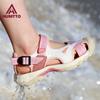 Humtu Zapatos de playa para exteriores para mujer, verano, punta cerrada, para vadear en la costa, transpirables, de secado rápido, ligeros, antideslizantes, suela suave, sandalias deportivas