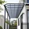 Toldo de patio transfronterizo, toldo de terraza, parasol de aleación de aluminio para balcón en azotea, toldo a prueba de lluvia, toldo de placa de policarbonato de resistencia
