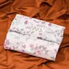 Papel de Seda Estilo Ins Transfronteiriço Mais Vendido 17g com Tema de Flores e Pássaros, Papel de Presente para Roupas com Tema Floral e de Plantas Vintage, Papel Sulfite com Estampa Floral