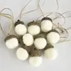 Colgantes de bellota beige de 3 tamaños, decoraciones para festival de la cosecha, piezas colgantes de bellota beige de Navidad, piezas sueltas para regalos de bricolaje