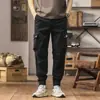 Pantalones jogger de trabajo de verano para hombre al por mayor transfronterizos, multibolsillo, duraderos, lavables, corte holgado, pantalones largos casuales, pierna cónica, verano para hombre