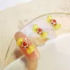 Nuevos Accesorios de Arte para Uñas de Caricatura Linda Fruta Dulce, Puntos de Corazón, Pinzas para el Cabello de Uñas Dulces, Accesorios de Resina
