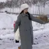 Blogger Ins de Corea del Sur Sombrero de Pescador con Imitación de Piel Peluda Principal para Mujer Lindo Sombrero de Cubeta Peludo Blanco de Felpa para Mujer Invierno