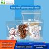 Saco autoadesivo transparente espessado, autovedante, lanches de chá, frutas secas, embalagem de plástico, saco com zíper para alimentos em estoque
