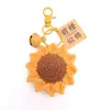 Explotaciones Transfronterizas Llavero Colgante Accesorios Muñeco de Lana Tejido a Crochet Naranja Feo Muñeco de Frutas y Verduras Colgante para Coche