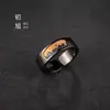 Anillo Estilo Nuevo 2026 para Hombres, Diseño Vintage de Alta Gama, Anillo Abierto Negro para Mujeres, Color Oro Negro