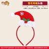 Headband de Natal Elk Horn cinco estrelas headband decorações de Natal crianças de plástico headband decoração de festa suprimentos