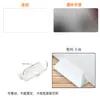 Deflector de Viento para Aire Acondicionado de Escritorio, Mampara de Pantalla para Oficina, Mampara Transparente Esmerilado, Divisor Elevador de Altura sin Taladro