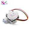 Sensor de Flujo de Agua Dijiang Hall 0.5-10L/Min Medidor de Flujo de Agua Calibre G3/8 para Medición Precisa