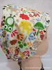 Gorro Quirúrgico Estampado para Mujer de Algodón Puro Gorro para Quirófano para Hombre Gorro Fino de Algodón para Quimioterapia Primavera y Verano Gorro para Estomatólogo Enfermera