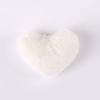 Pelota de Peluche Corazón de Melocotón Creativa Material Hecho a Mano para Bricolaje Pelota de Peluche de Imitación Bolsa para Llaves Accesorios de Joyería Colgante de Peluche con Forma de Corazón