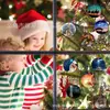 Nuevos Productos de Amazon Transfronterizos: 9 Piezas, 18 Piezas de Adornos de Madera Coloridos, Decoraciones Colgantes para Árbol de Navidad, Regalos Conmemorativos Decorativos