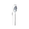 Juego de vajilla de acero inoxidable con cuchillo, tenedor y cuchara. Vajilla de cintura pequeña para hombre transfronterizo. Cuchillo para carne de celebridades de Internet. Cuchara para café, postre y fruta.