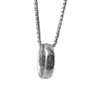 Colgante de Acero Inoxidable El Señor de los Anillos, No se Desvanece Estilo Ins de Nicho Versátil Collar El Señor de los Anillos Pulsera de Acero de Titanio para Hombre Venta al por Mayor