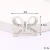 Nuevos Accesorios para Joyería de Corazón con Lazo Arcoíris Incrustado de Diamantes DIY Aleación de Zinc Carcasa para Teléfono Móvil Accesorios de Pegatina Trasera de Belleza