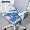 Cojín de seda de hielo para oficina de verano, para sentarse durante mucho tiempo, cojín para silla de computadora, transpirable y fresco, resistente a la suciedad, fácil de cuidar.
