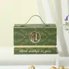 Caja de Dulces Portátil Estilo Bosque para Bodas, Regalo de Moda para Bodas, Caja de Regalo Popular para Fiestas, Caja Vacía, Caja para Recuerdos de Fiesta
