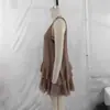 Vestido Curto Elegante Feminino Camadas Decorativas Moda Nova 2026 Estilo Europeu e Americano Transfronteiriço Atacado 5039240