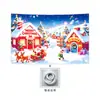 Fábrica de Tecido de Fundo de Natal Novo Personalizado Decoração de Festa de Festival Arranjo Tecido de Fundo Transfronteiriço da Amazon Feito Sob Medida
