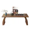 Ventana de Bahía Minimalista Estilo Chino Mesa de Té Pequeña Vintage Repisa de Ventana Balcón Mesa de Té de Bambú Mesa Baja Alfombra Mesa Pequeña Asientos en el Suelo