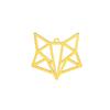 Yiwu joias pequenas fabricação animal raposa pássaro mini pingente DIY pulseira colar acessórios pingente de aço inoxidável
