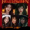 Pegatina de Tatuaje de Halloween Pegatina de Atmósfera Happy Valley Cicatriz Impermeable Herida Horror Maquillaje para Hombres y Mujeres Barra