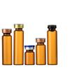 Frasco Marrón Opaco de 22 mm con Cierre de Bayoneta para Polvo Liofilizado, Esencia de Belleza y Frasco Dispensador Farmacéutico de Vidrio