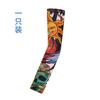 Verano Popular Tatuaje Flor Brazo Mangas Sin Costuras Tatuaje para Exterior Ciclismo Protección Solar Delgado Multicolor Opcional Transpirable