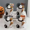 Decoraciones de Pastel de Fantasma Lindo para Halloween 2025 Adornos Dulce o Truco Feliz Fiesta Pequeña Bandera Insertable