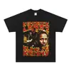 Transfronteiriço 180g Kendrick Lamar Cantor Banda Roupas Unissex Camiseta Camisa Homme Novo Curto