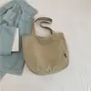 Bolso de Hombro para Mujer Estilo Coreano, Gran Capacidad, Adecuado para Estudiantes, Viajes Diarios, Ligero, Bolso Tote Artístico, Moderno