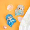 YQT lentejuelas brillantes resina degradada sirena de dibujos animados DIY collar colgante para niños joyería transfronteriza accesorios