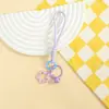 Fabricante de cordones para teléfono móvil al por mayor llavero de campana de cinco puntas hebilla para bolso estilo ins colgante diy accesorios de muñeca