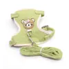 Coleira Peitoral Estilo Colete para Cães Pequenos como Teddy e Bichon, Guia para Passeio de Coelho, Suprimentos para Animais de Estimação, Cachorro de Estimação