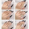 Joyería Europea y Americana Transfronteriza, Anillos de Mujer Elegantes y Únicos, Anillos Abiertos Irregulares Huecos Simples y Versátiles