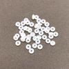 Material de aço inoxidável que posiciona o colar do bracelete dos grânulos com o espaçador do anel de borracha que ajusta através do furo grânulos do silicone acessórios de DIY